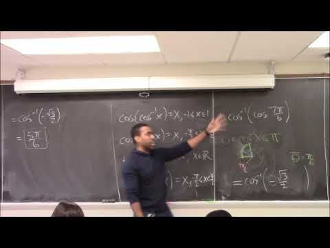 Math 1000-R03 Lecture 25 - Addition, Half-Angle and Double-angle formulas; Trig equations