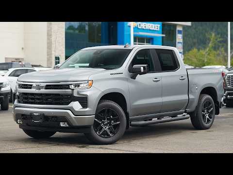 2026 Chevrolet Silverado 1500 Crew Cab Short Box 4-Wheel Drive RST in Gray for sale at Salmon Arm Chevrolet Buick GMC in Salmon Arm, BC