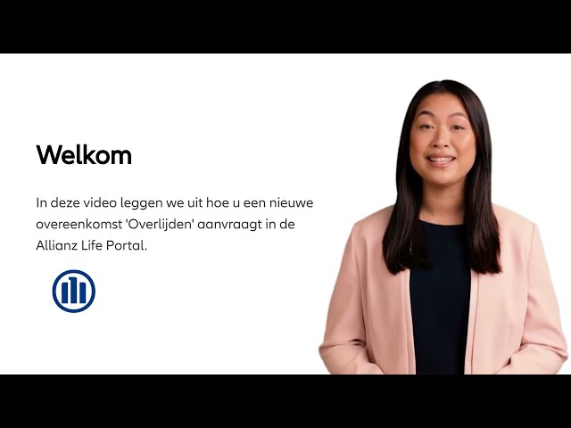 Allianz Life Portal - Hoe onderschrijf je een nieuwe overeenkomst Overlijden?