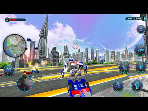 US Police Robot Car Revenge | Android Gameplay (Cartoon Games Network)
