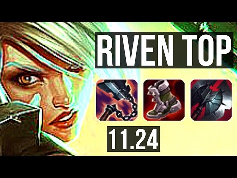 RIVEN vs URGOT (TOP) | 9/1/5, 2.2M mastery, 300+ games, Dominating | EUW Master | 11.24