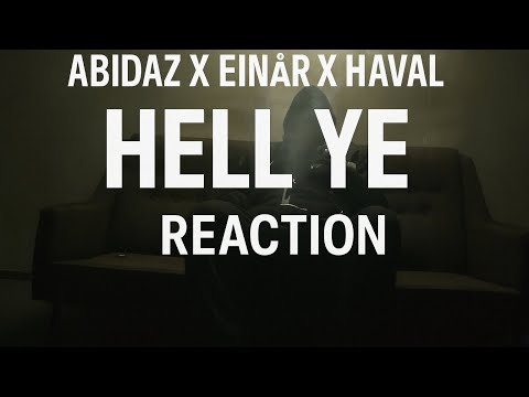 Reacting to abidaz x Einár x Haval – “Hell Ye”  ( America reactor) ( swedish rap)