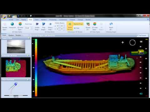 Real time 3D Echoscope ® imaging sonar survey of the GB Church ship wreck