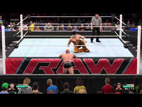 WWE 2K15 RANDY ORTON VS FANDANGO