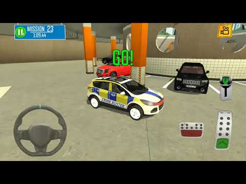 Multi Floor Garage Driver Police Car City Patrol Drive Missions 21-25  Android Gameplay walkthrough