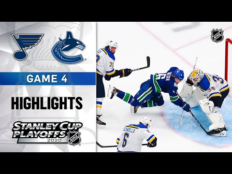 NHL Highlights | First Round, Gm4: Blues @ Canucks - Aug. 17, 2020