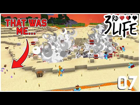 The one where they all BLOW UP! - Minecraft 3rd Life SMP - Ep.7
