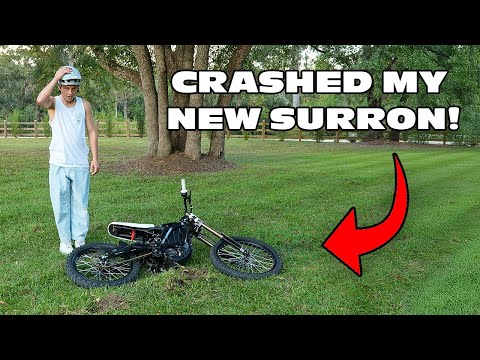 Crashed My New Surron!
