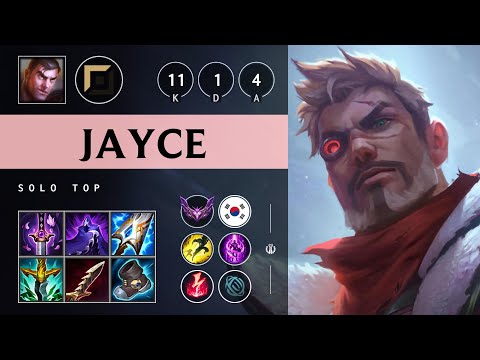Jayce Top vs Kennen: Dominating - KR Master Patch 14.24