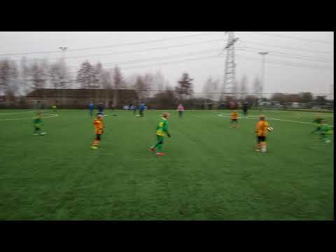 Midwintertoernooi 2019 JO-8 3e wedstrijd tegen FC Binnenmaas (96)