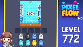 Pixel Flow Level 772 Solution Walkthrough