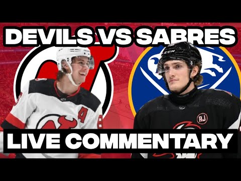 New Jersey Devils Vs Buffalo Sabres LIVE COMMENTARY! | 2025-26 NHL Season