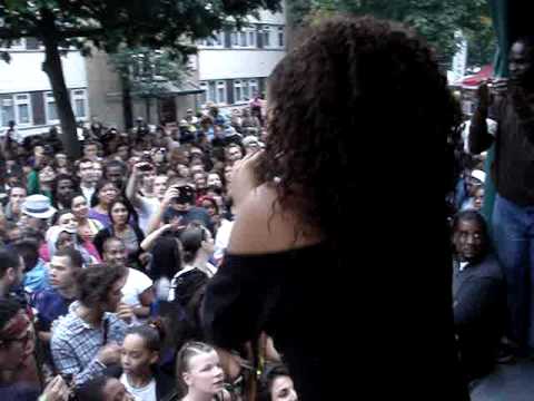 Ms Dynamite perf Boo! on the Heartless Crew Stage at Notting Hill Carnival 2009