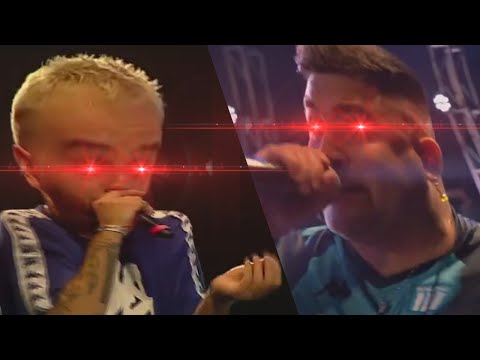 WOLF vs BARBA ROJA pero solo los INSULTOS