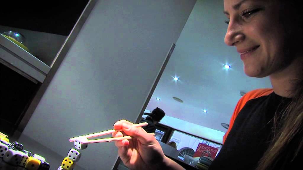 GWR Day 2011 : Yo! Sushi attempts to break the chopstick dice-stacking record!