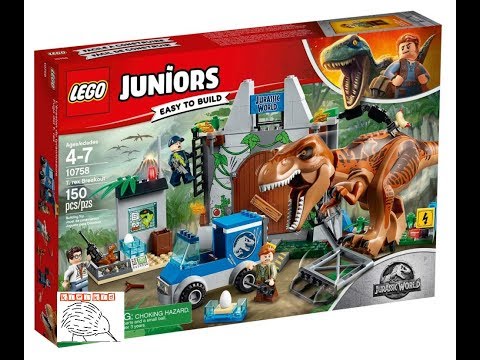 Lego #10758 Juniors Jurassic World T-Rex Breakout