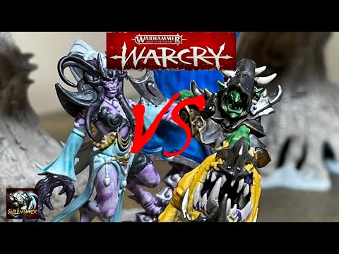 Warcry Battle Report: Slaanesh Daemons vs Gloomspite Gitz (ToC 2021 Rules)