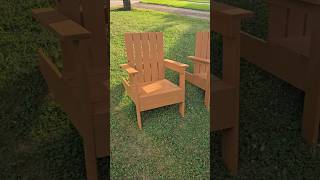 How to Build Outdoor Adirondack Chairs #woodworking #woodworkingprojects #outdoorfurniture