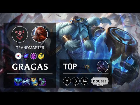 Gragas Top vs Jax - KR Grandmaster Patch 11.19