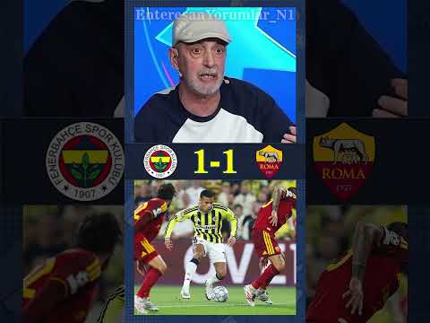 Abdulkerim Durmaz: Fenerbahçe 1-1 Roma maç sonu yorum özeti #shorts