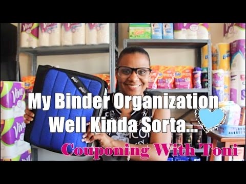 Toni's Binder Organization 5/22/16 | Not So Much Organized...LOL Video