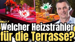 Heizstrahler Terrasse: Welcher Terrassenheizstrahler liefert Sofortwärme – ohne störendes Rotlicht?