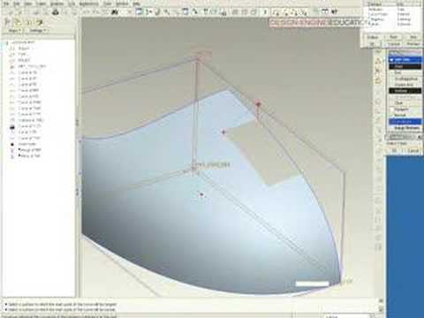 Pro/SURFACE and prepreation for ISDX training