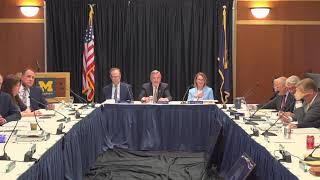 University of Michigan Regents Meeting - May 2026