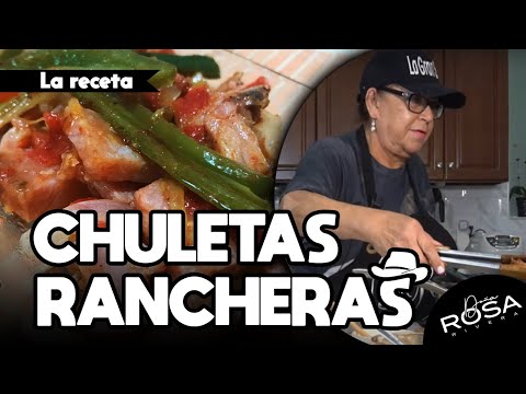 Receta de CHULETAS RANCHERAS | Carne de Puerco Estilo Mexicano