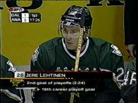 Dallas Stars @ Mighty Ducks of Anaheim (Game 3) - April 28, 2003 - Kirk Muller, Marty Turco