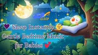 ♥ Sleep Instantly 😴 Gentle Bedtime Music for Babies 💕 #baby #bedtime #lullaby