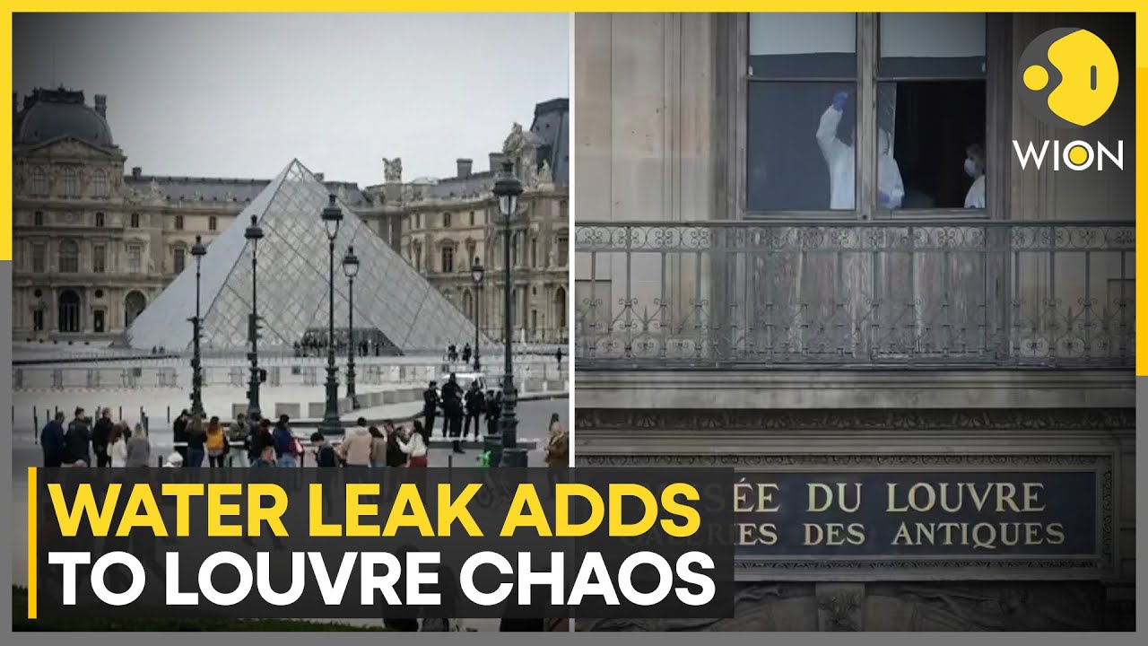 Louvre Struggles to Protect Artifacts After New Water Leak | Weeks After $102M Heist | WION