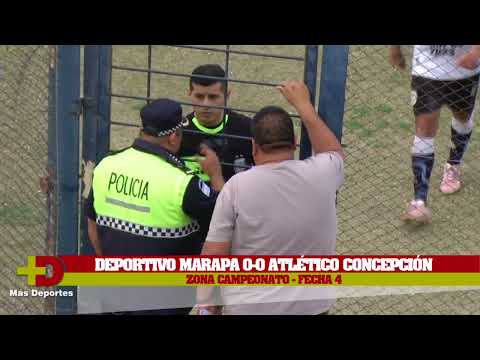 DEPORTIVO MARAPA 0 - ATLÉTICO CONCEPCIÓN 0 - FECHA 4 - SEGUNDA RONDA - PRIMERA - LTF
