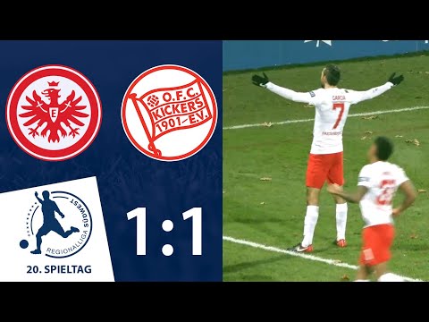 Unentschieden vor 5023 Zuschauern | Eintracht Frankfurt II - Offenbacher Kickers | 20. Spieltag RLSW