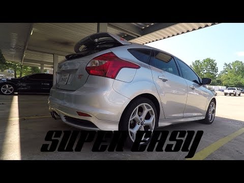 Ford Focus ST DIY Wing Riser (Cheap and Easy)