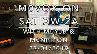 M0VOX On SAT FO29 And XW-2A