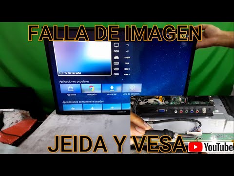 👉COMO CAMBIAR JEIDA y VESA, FALLA DE IMAGEN SOLARIZADA👈. SMART TV CHINO AMERICAN.electrónica Vargas.
