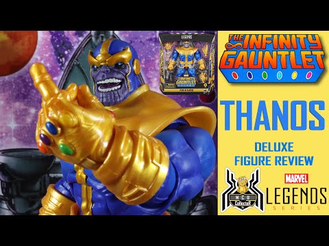 Marvel Legends Deluxe THANOS The Infinity Gauntlet Figure Review
