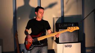 Video thumbnail for Schecter Diamond J Bass - SWR WorkingPro 2x10C Amp (Bubinga Records) by BubingaRecords