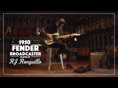 1950 Fender Broadcaster played by RJ Ronquillo