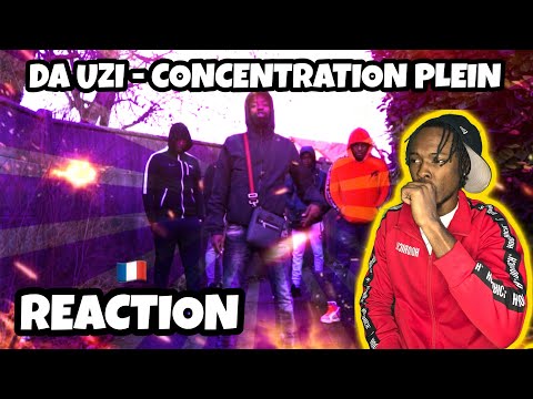 AMERICAN REACTS TO FRENCH RAP! Da Uzi - Concentration Plein