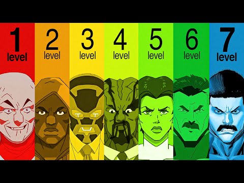 The 7 Levels of Invincible Villains