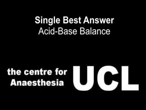 Acid Base Balance SBA 4