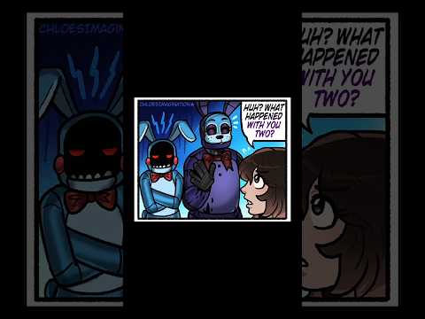 Withered Bonnie Takes Toy Bonnie Face | FNAF Comic Dub #shorts