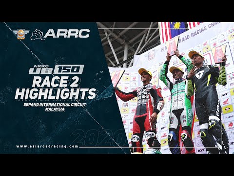 2020 ARRC Round 1 | UB150 Race 2 Highlights | Sepang Circuit
