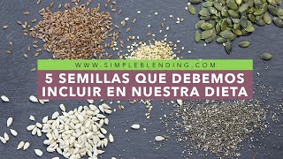 5 SEMILLAS QUE DEBEMOS INCLUIR EN NUESTRA DIETA | Semillas en la alimentación
