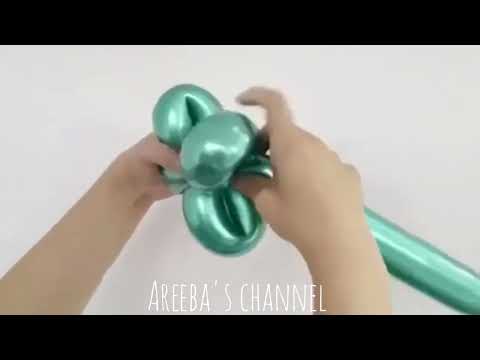 How to make balloons flower | Flowers balloon .....(Areeba's channel )
