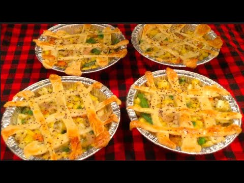 Easy, Creamy, Chicken Pot Pies, 2 Crust /Cosori Air...