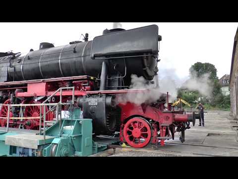 Zu Besuch bei 23 058 - erstmals wieder unter Dampf...
