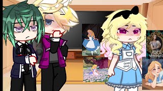 Diabolik Lovers react to Yui as Alice dos país das maravilhas 💕|🇧🇷|Alasto as Chapeleiro|